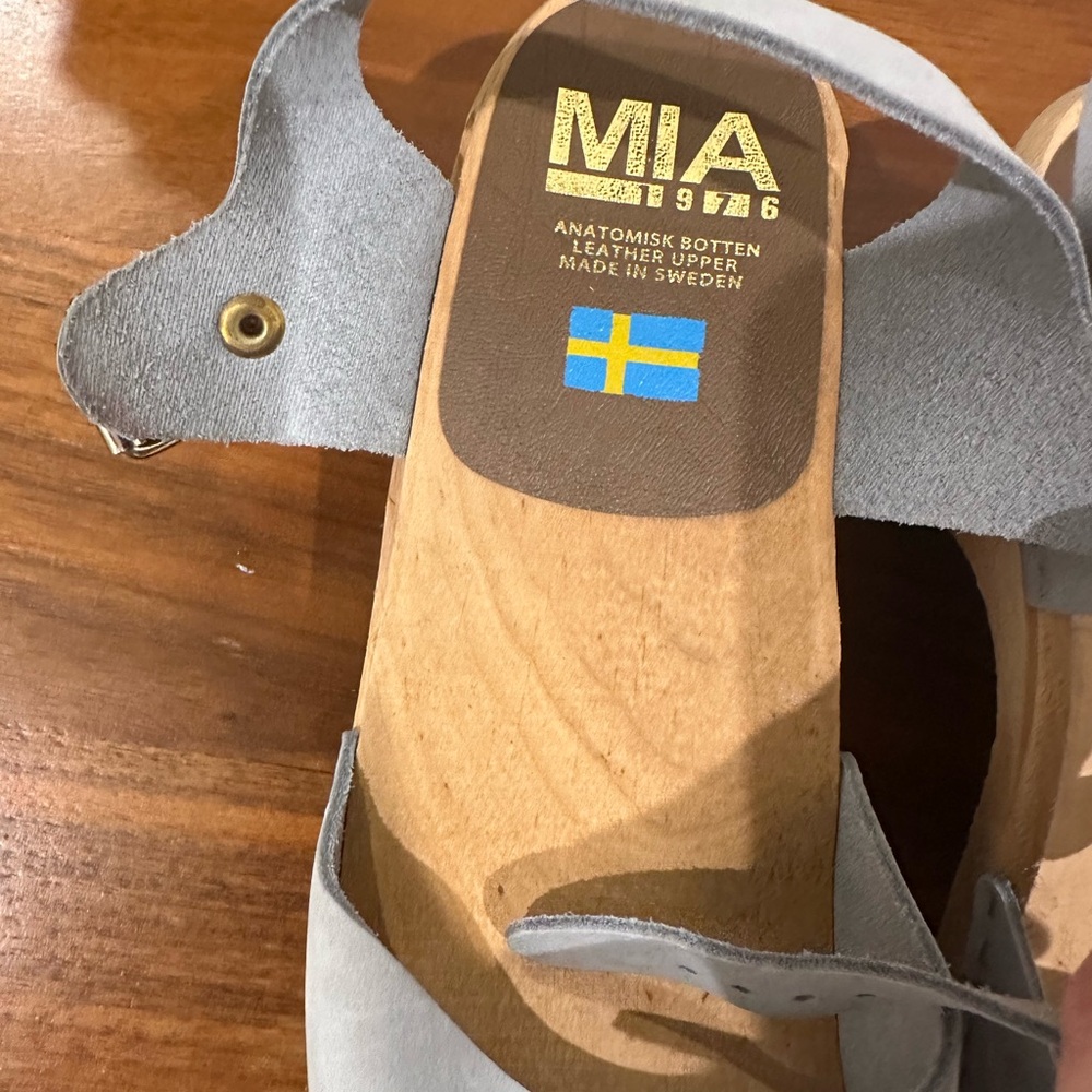MIA Abba or Freja Women's Clog Sandal Light Blue - Picture 5 of 8
